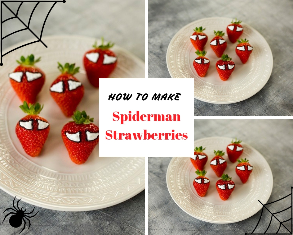 How To Make Spiderman Strawberries How To Make Spiderman Strawberries