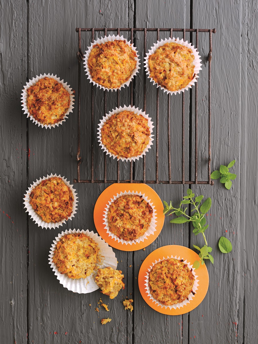 How To Make Oaty Carrot And Oregano Muffins