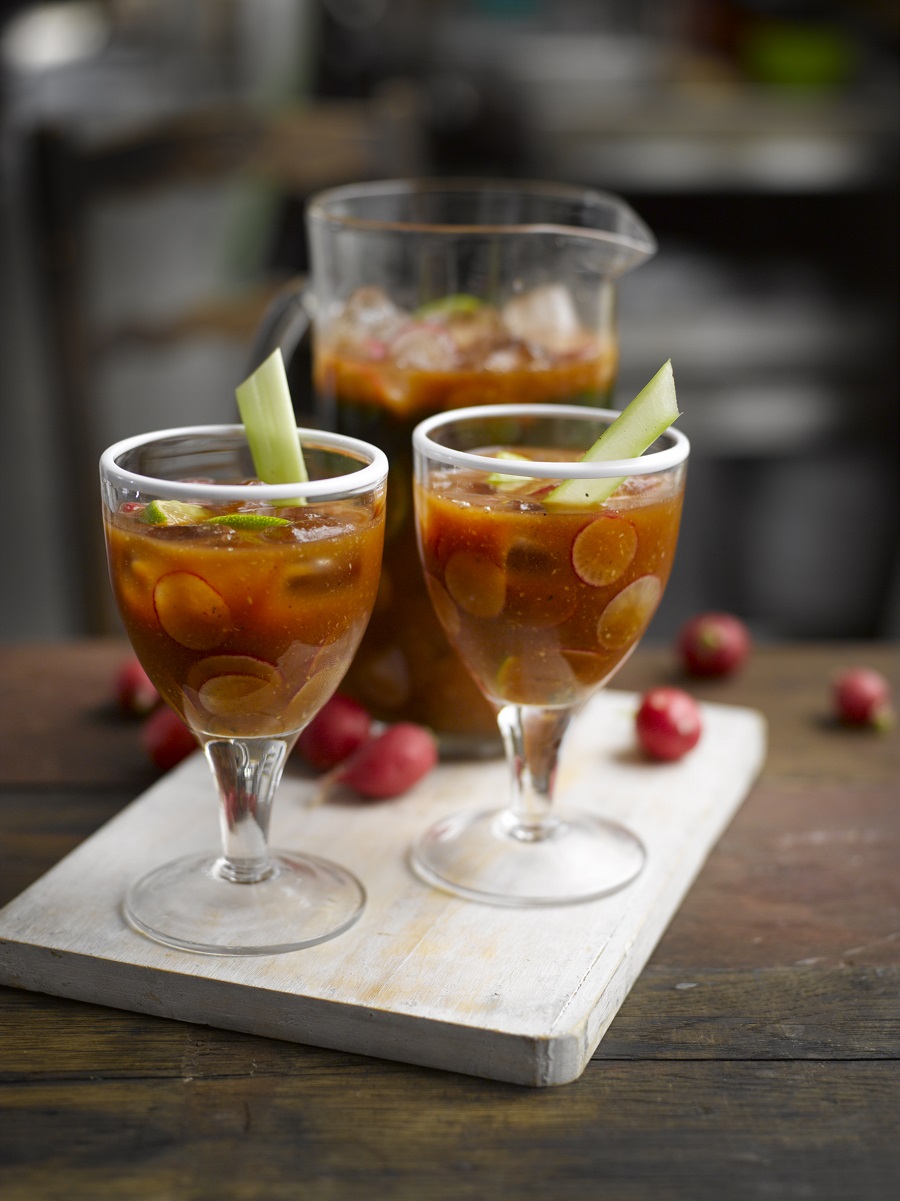 How To Make A Radish Bloody Mary For Halloween