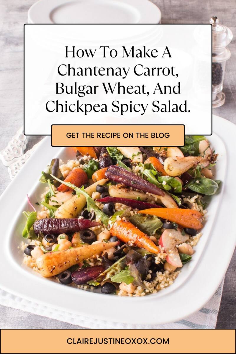 Chantenay Carrot, Bulgar Wheat And Chickpea Spicy Salad Chantenay Carrot, Bulgar Wheat And Chickpea Spicy Salad