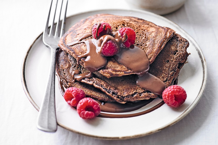 Chocolate Brownie Pancakes