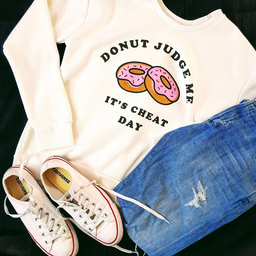 Sweater Day But Donut Judge Me Wearing This One Sweater Day But Donut Judge Me Wearing This One