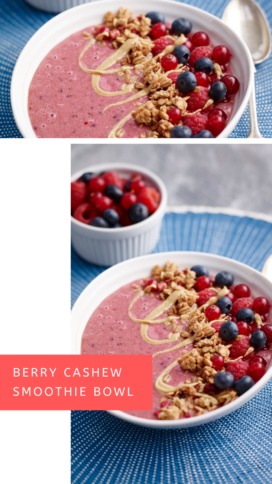 Berry Cashew Smoothie Bowl- Twist On A Classic Smoothie Berry Cashew Smoothie Bowl- Twist On A Classic Smoothie