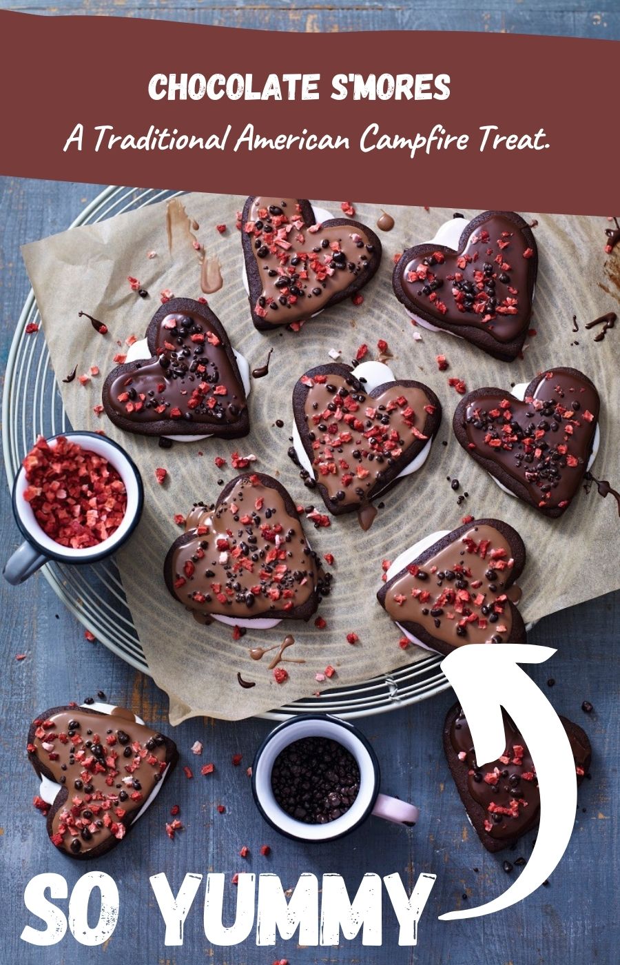 Chocolate S'mores A Traditional American Campfire Treat. Chocolate S'mores A Traditional American Campfire Treat.