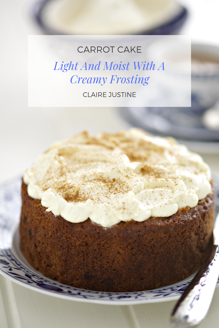 Carrot Cake: Light And Moist With A Creamy Frosting