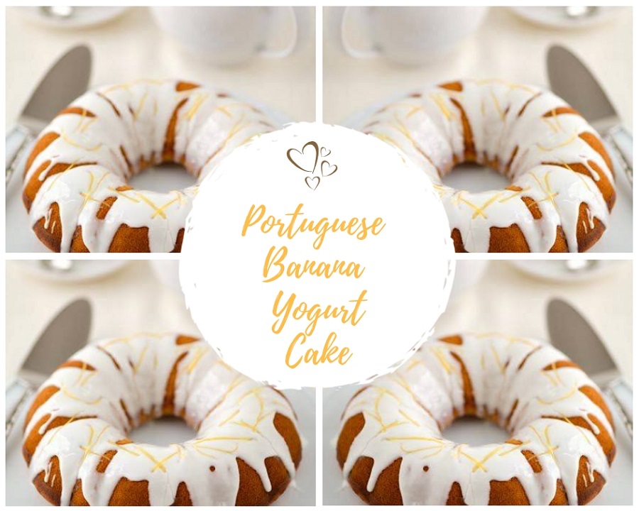 Portuguese Banana Yogurt Cake
