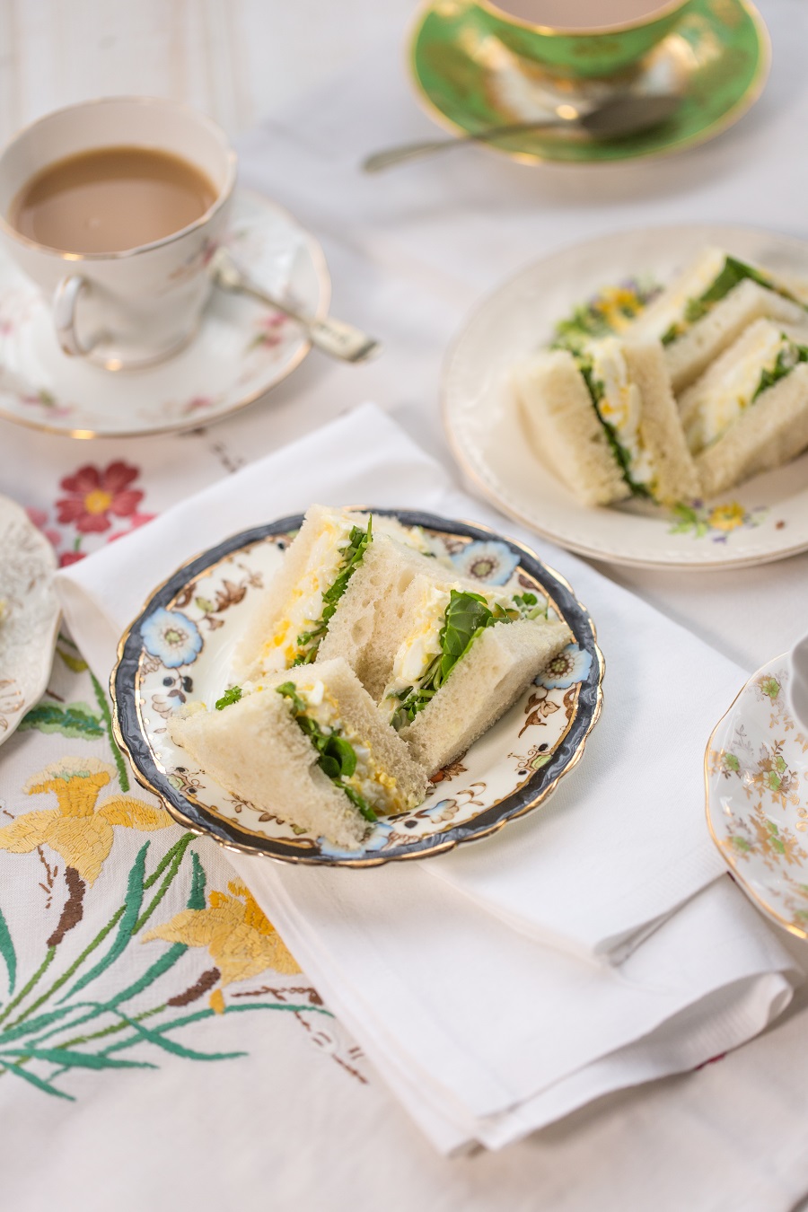 Perfect Egg Mayonnaise And Watercress Sandwiches