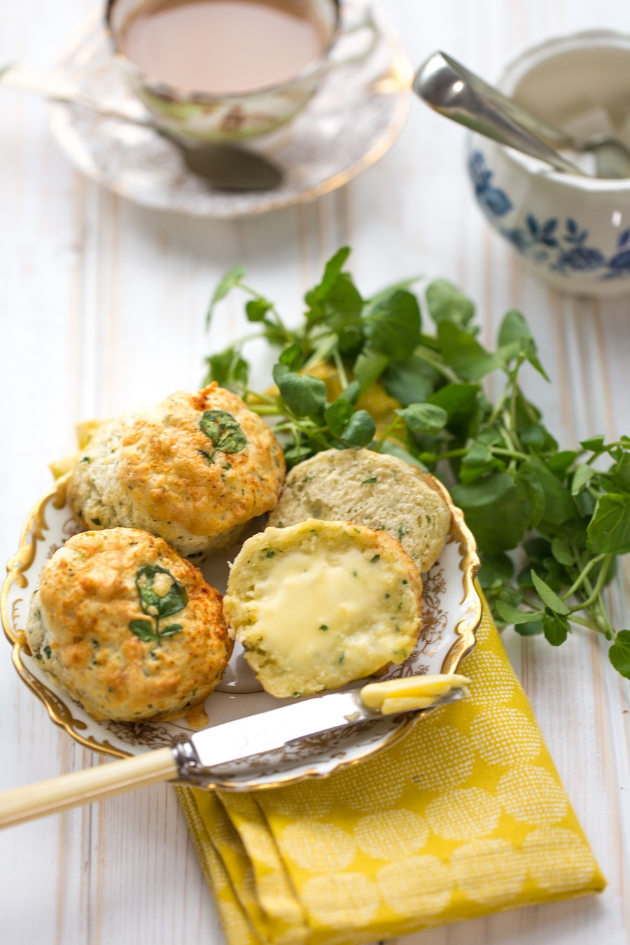 Watercress And Cheese Scones