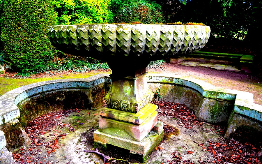 Newstead Abbey Rose Garden Fountain Newstead Abbey Rose Garden Fountain