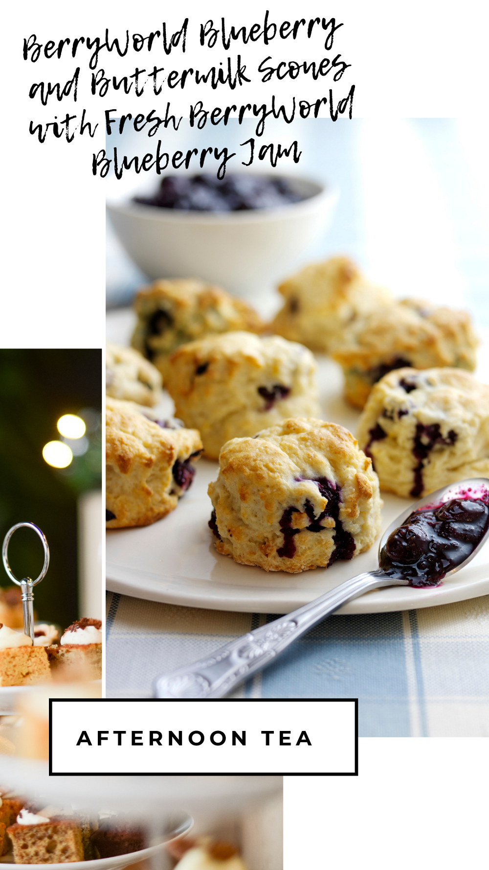 Blueberry And Buttermilk Scones With Fresh BerryWorld Blueberry Jam