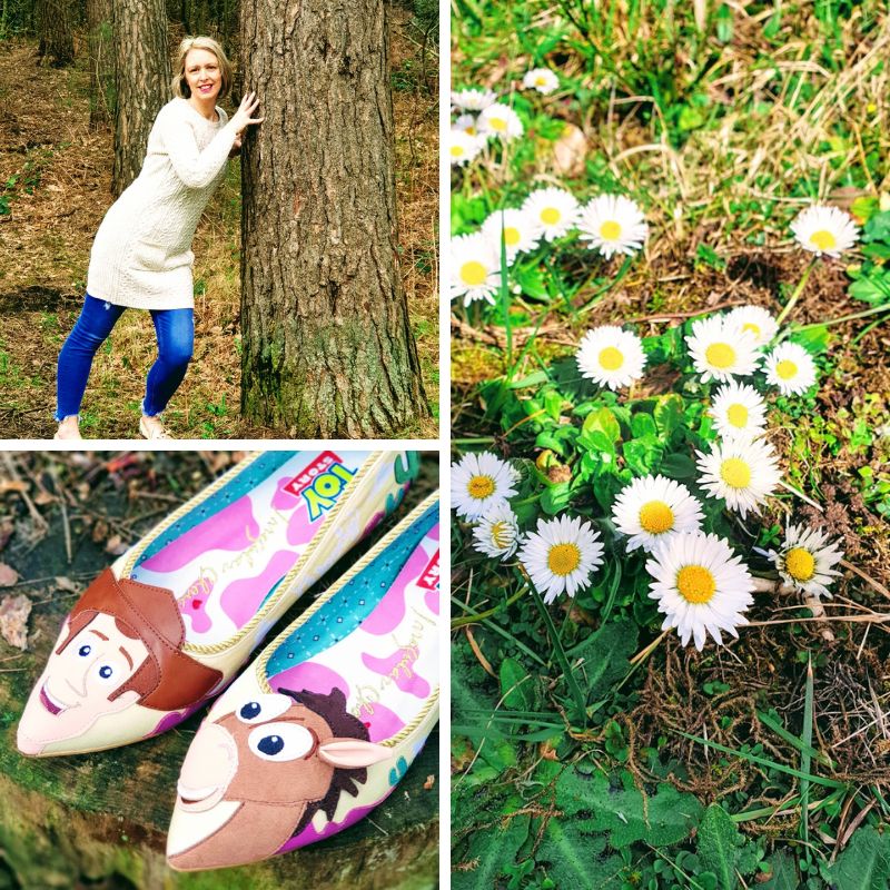 Cream Jumper Dress, Skinny Jeans, And Toy Story, Irregular Choice Shoes