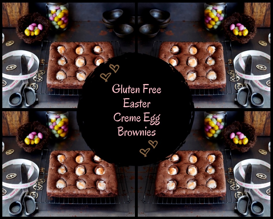 Gluten-Free Easter Creme Egg Brownies