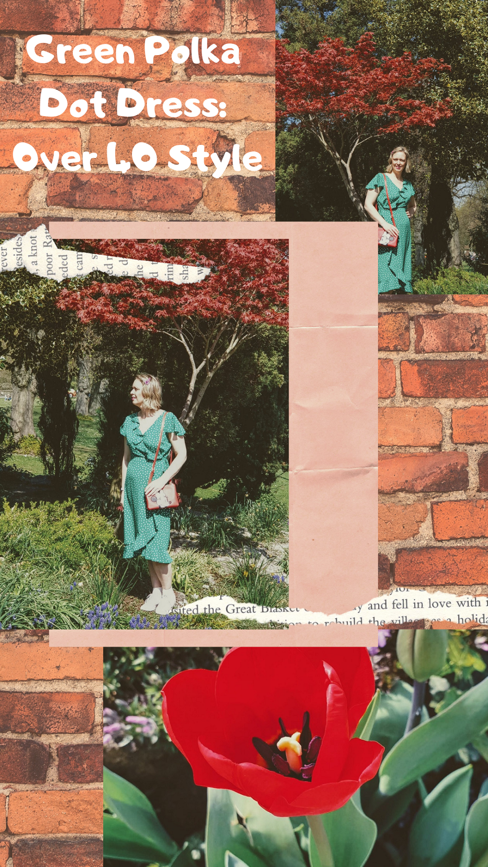 Green Polka Dot Dress And A Visit To Queens Park