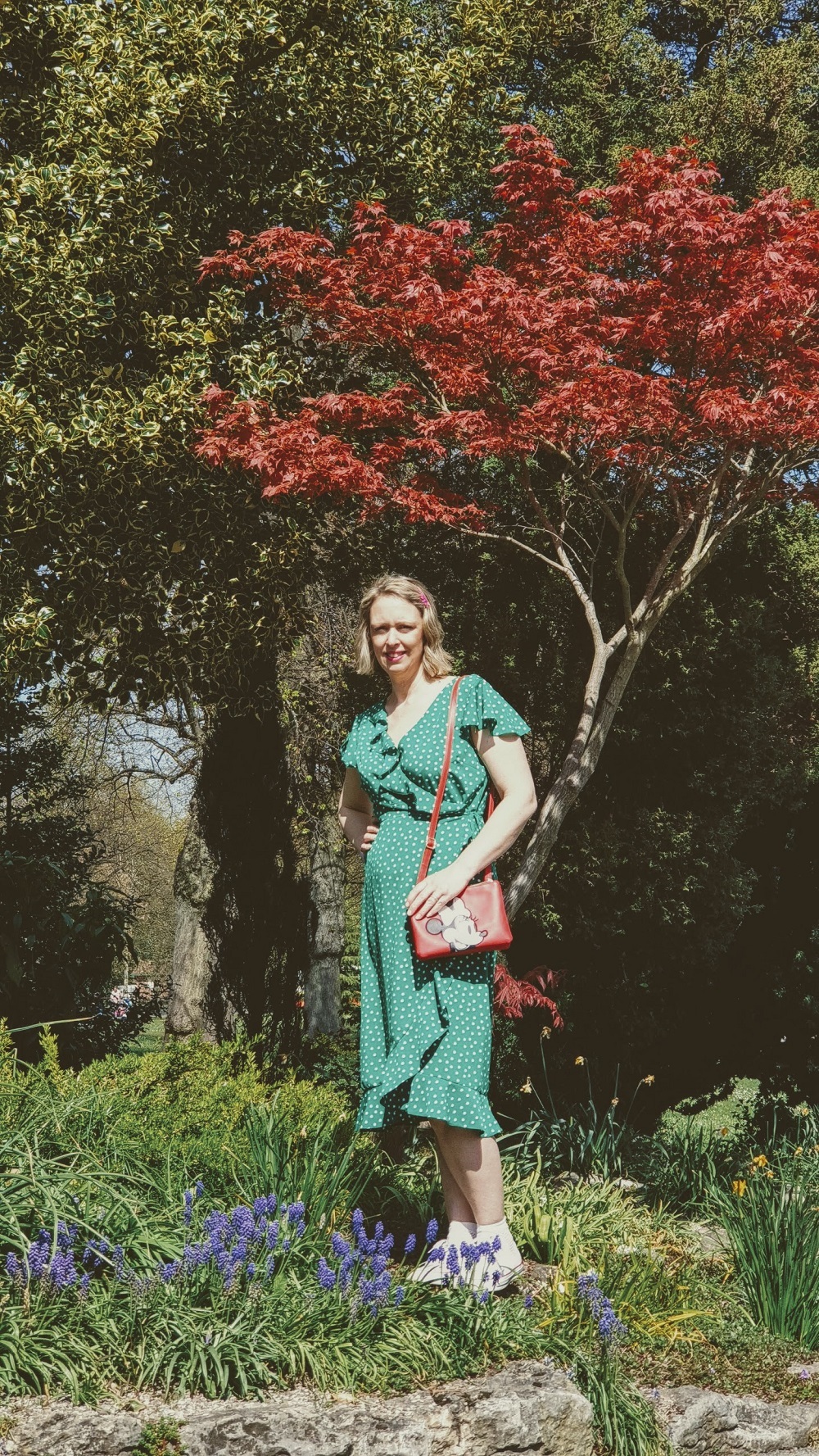 Green Polka Dot Dress And A Visit To Queens Park