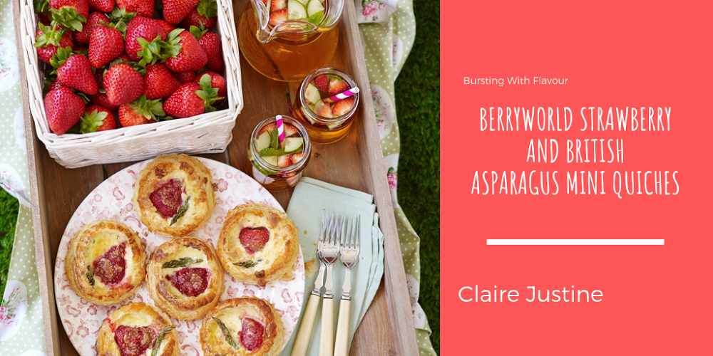 Strawberry And British Asparagus Mini Quiches