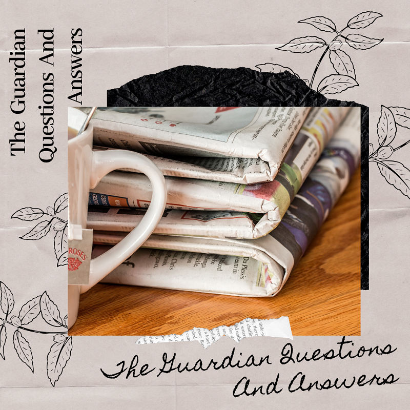 The Guardian Questions And Answers: Answered By Me!! 