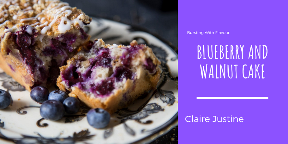 Blueberry And Walnut Cake: Bursting With Flavour Blueberry And Walnut Cake: Bursting With Flavour