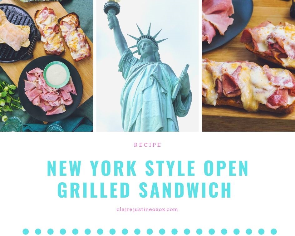 New York Style Open Grilled Sandwich Recipe