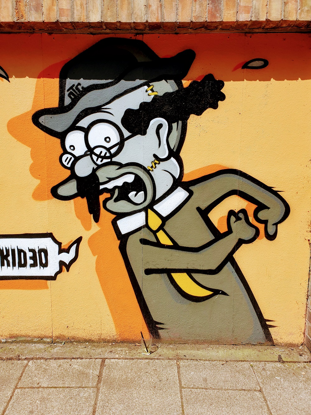 Street Art At Hockley In Nottingham