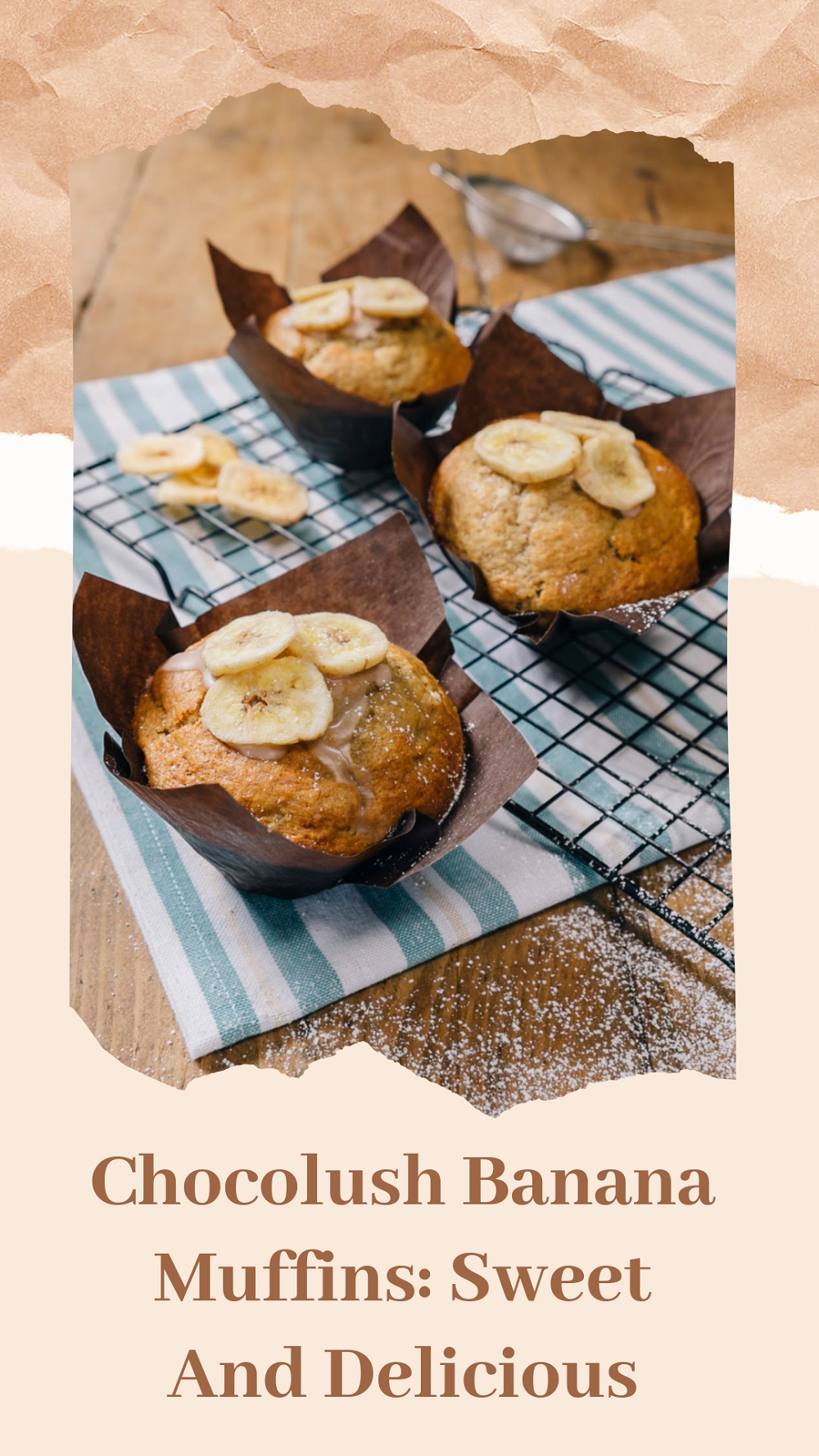 Chocolush Banana Muffins: Sweet And Delicious Chocolush Banana Muffins: Sweet And Delicious