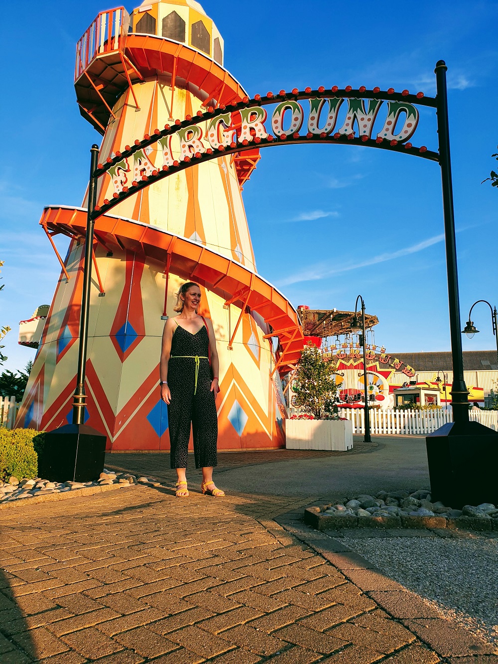 Black And Florescent Green Jumpsuit: Over 40 style
