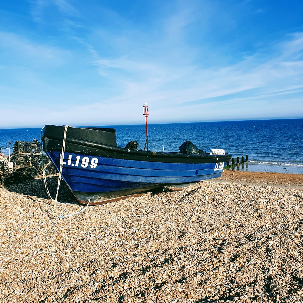 Picture Of A Beach: Boats On The Sea Shore: Summer