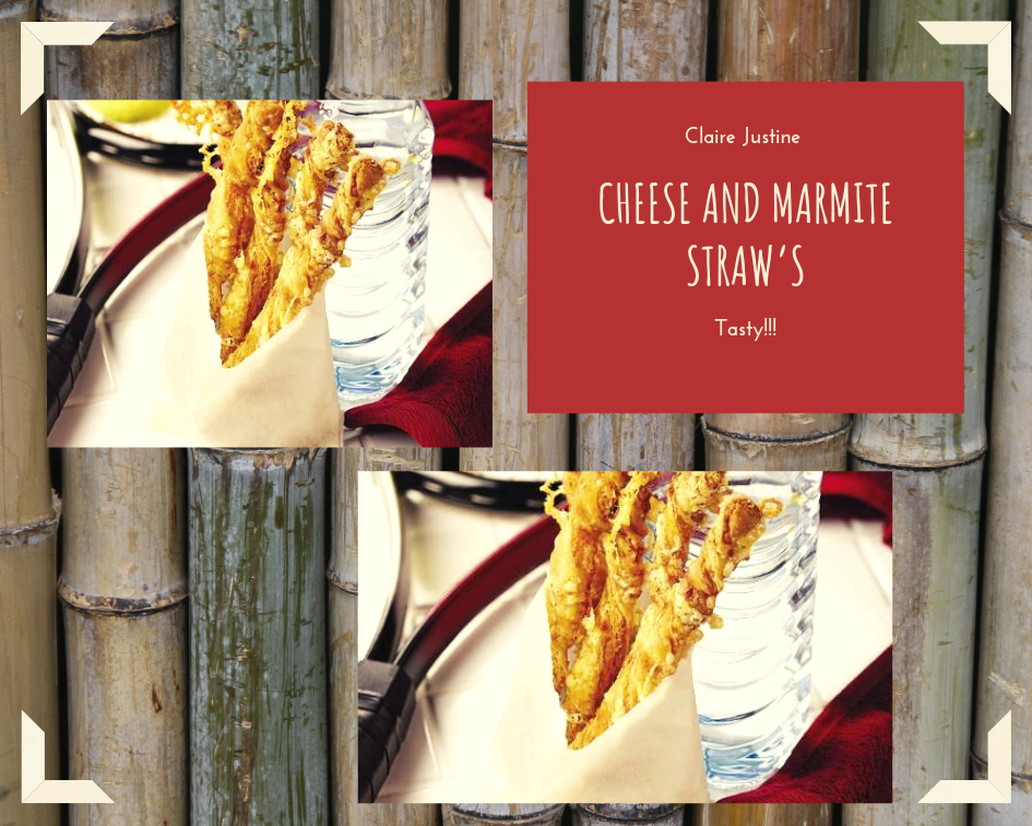 Cheese And Marmite Straws Anyone? How Tasty!!