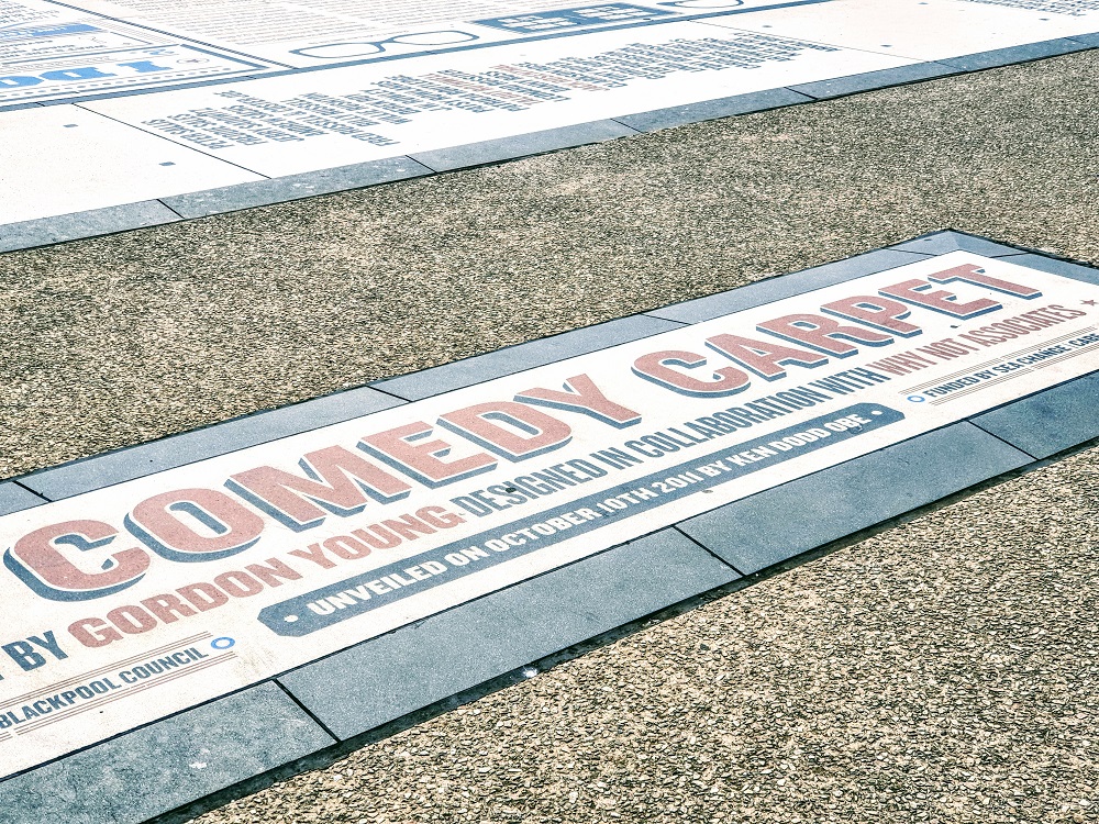 Blackpool Tower Photos And The Comedy Carpet 