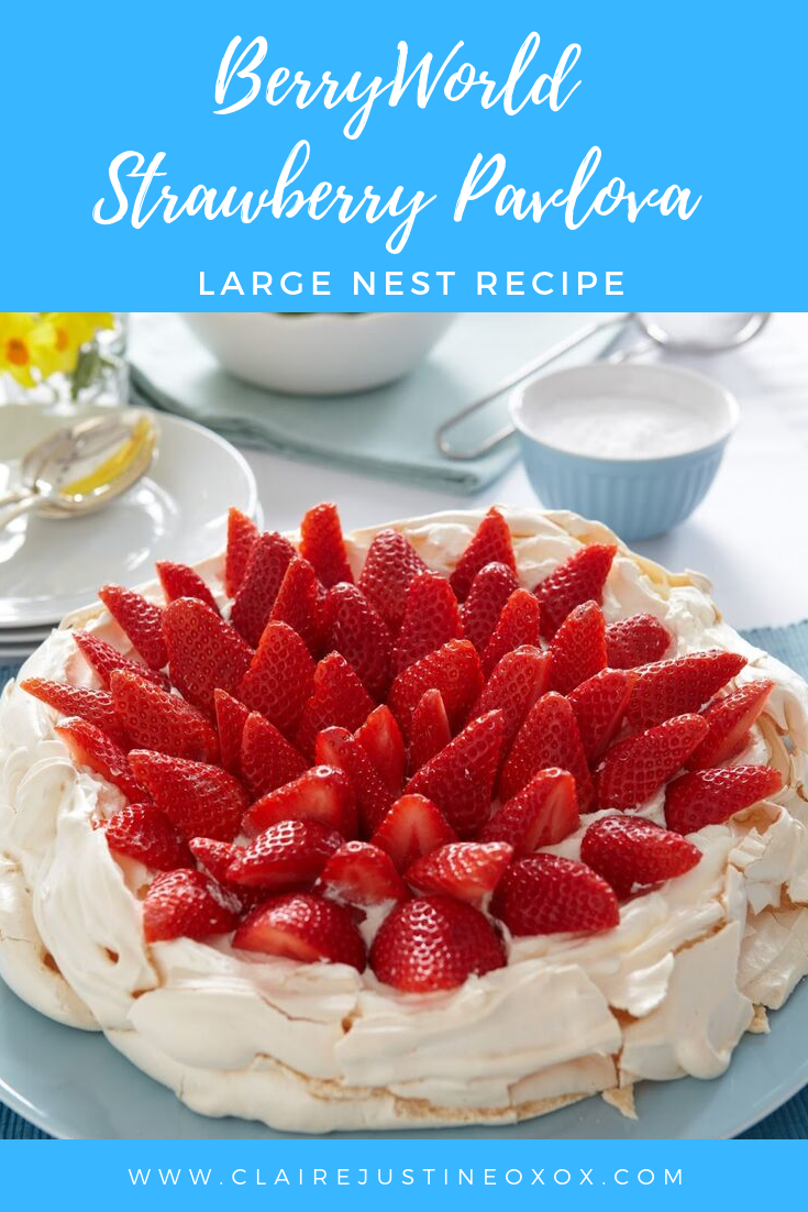 BerryWorld Strawberry Pavlova Large Nest Recipe