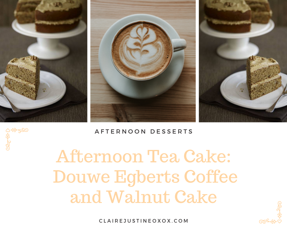 Douwe Egberts Coffee and Walnut Cake Recipe