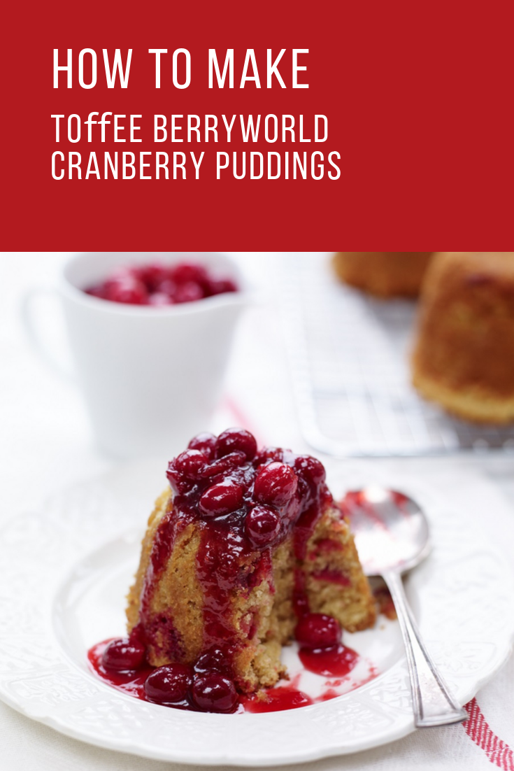 Toffee BerryWorld Cranberry Puddings Toffee BerryWorld Cranberry Puddings
