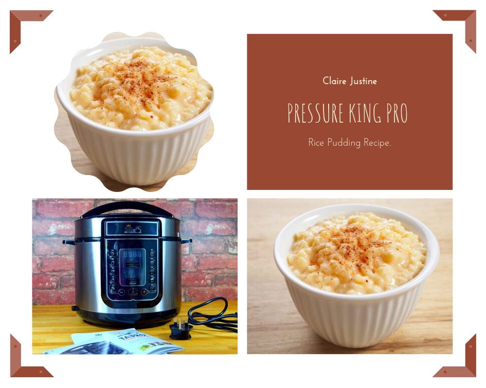 Pressure King Pro Rice Pudding Recipe To Try Out