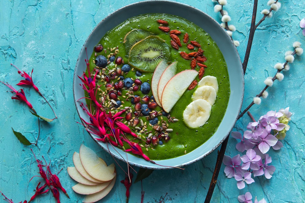 Watercress Breakfast Smoothie Bowl