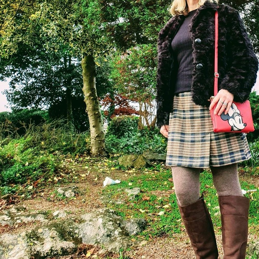 Long Boots And Faux Fur Coat Long Boots And Faux Fur Coat