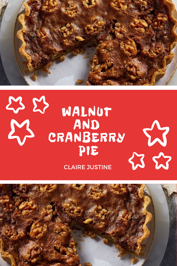 Walnut And Cranberry Pie Recipe