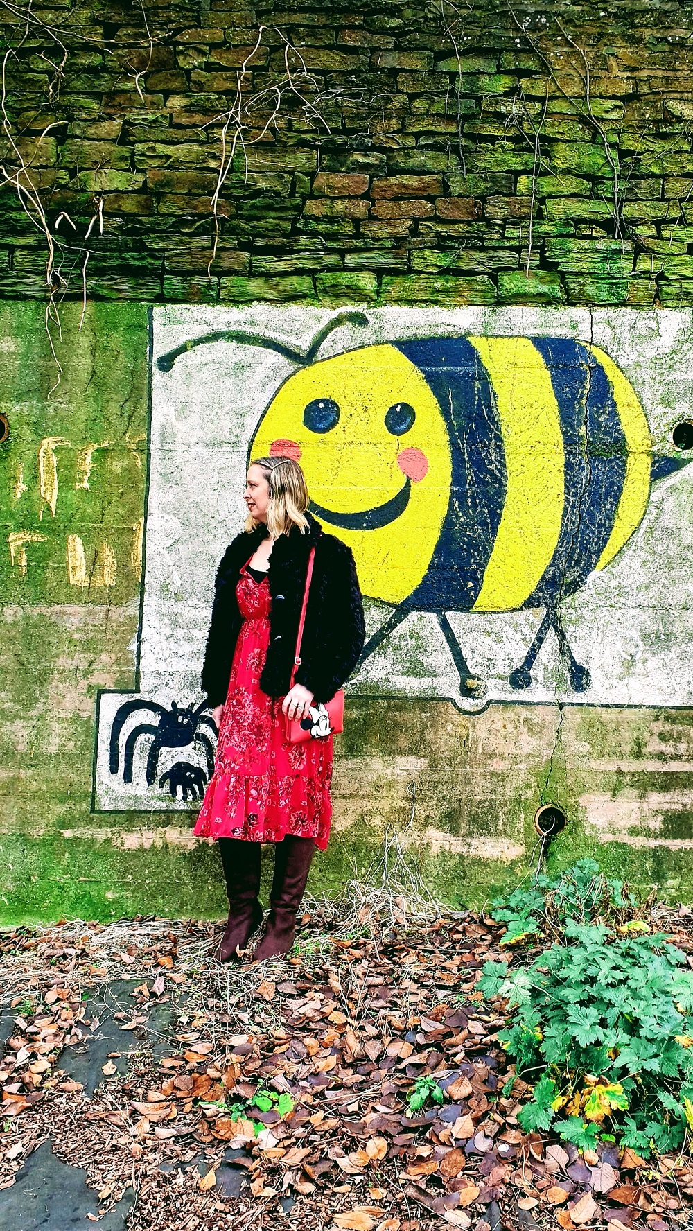 Lady In Red: OOTD: Styling A Spring Dress In Winter