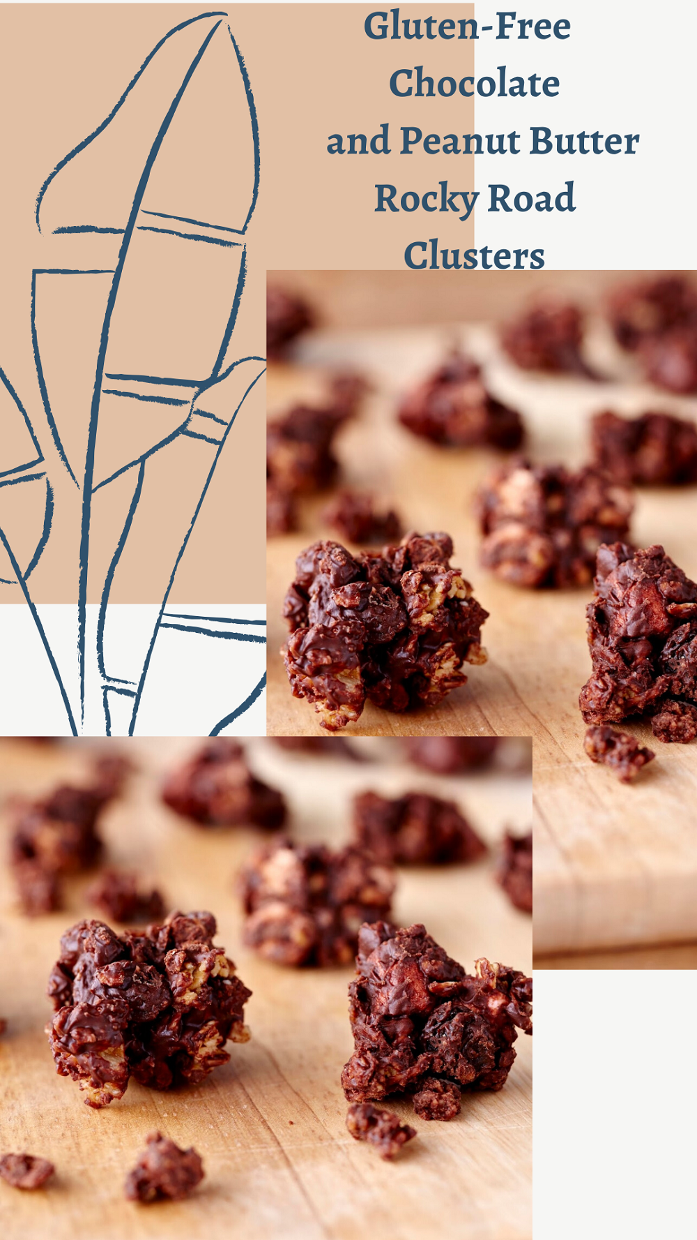 Gluten Free Chocolate and Peanut Butter Rocky Road