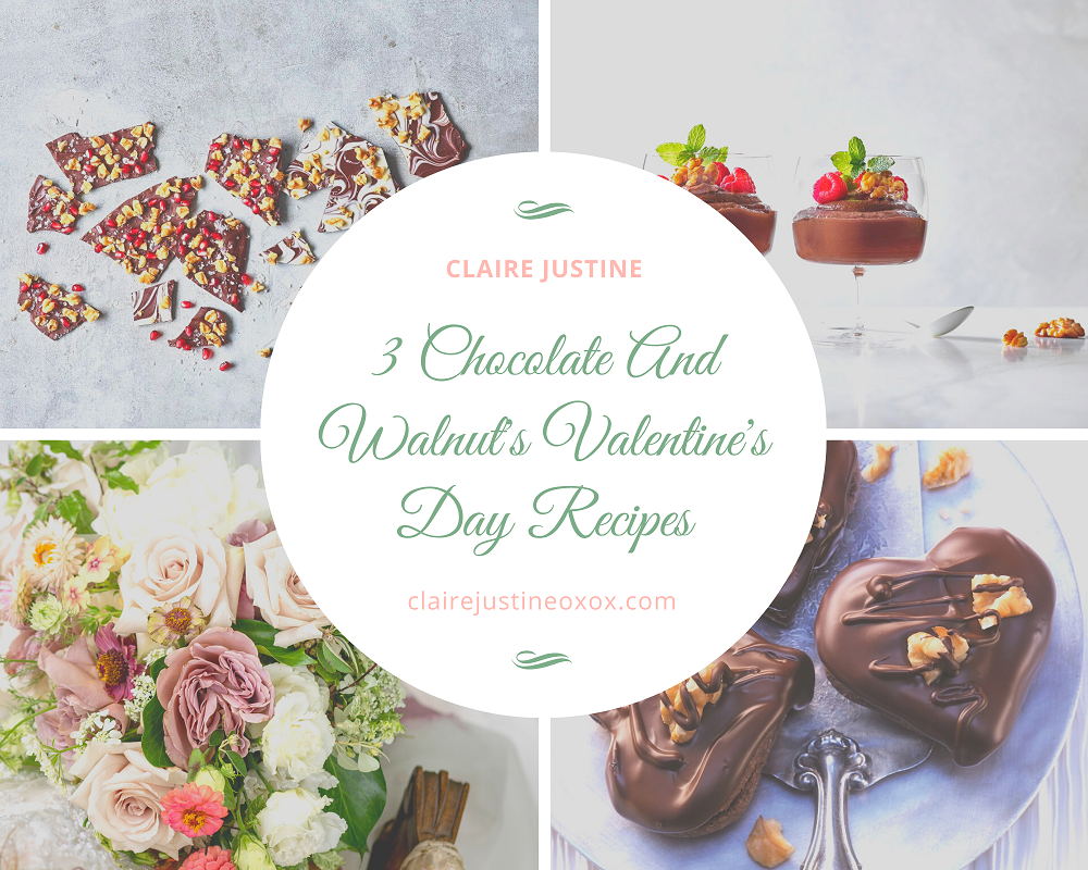 3 Chocolate And Walnut's Valentine's Day Recipes 3 Chocolate And Walnut's Valentine's Day Recipes
