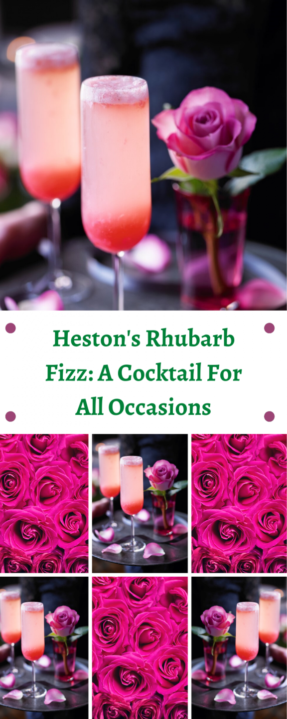 Heston's Rhubarb Fizz: A Cocktail For All Occasions