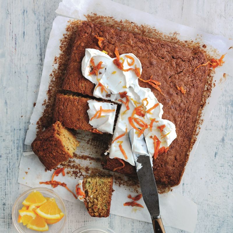 How To Make A Squidgy Carrot And Courgette Cake