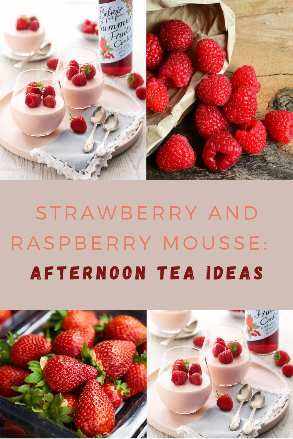 Strawberry And Raspberry Mousse: How To Make Some