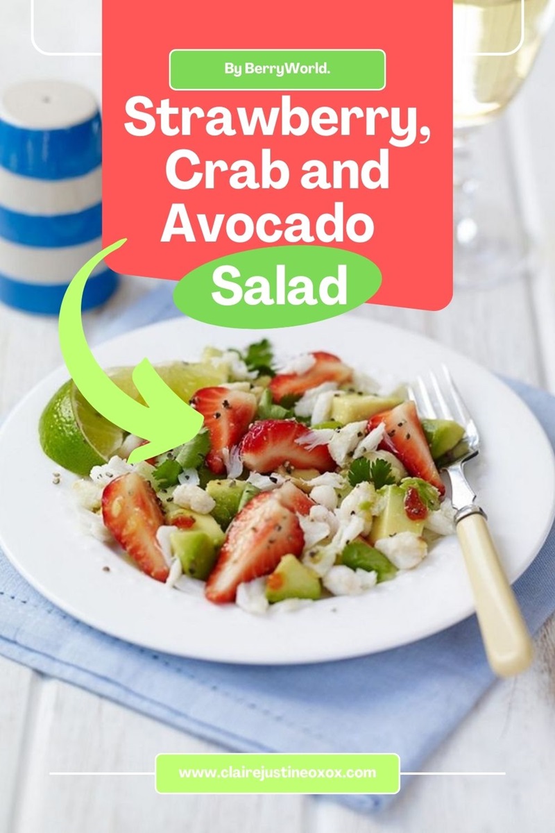 Strawberry, Crab and Avocado Salad