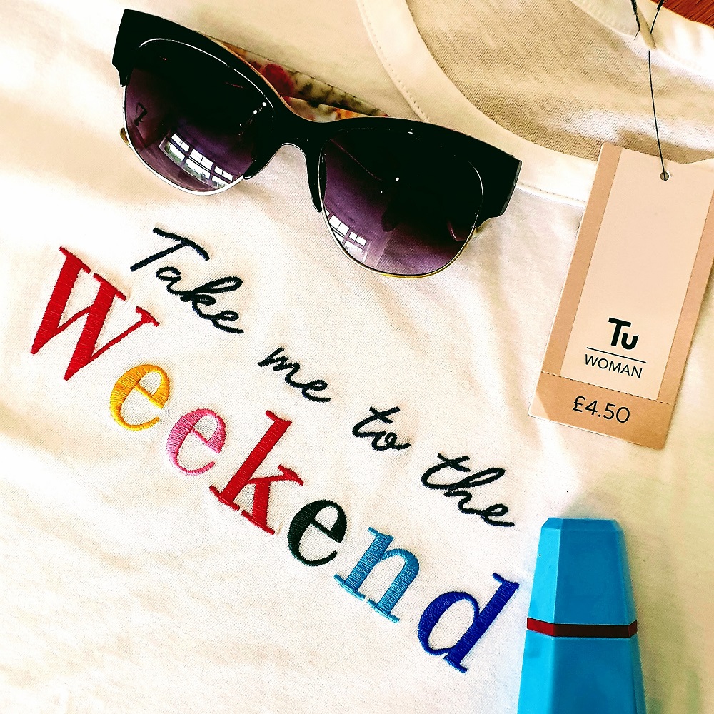 Take Me To The Weekend T-shirt From Tu Clothing Tu Clothing At Sainsbury's