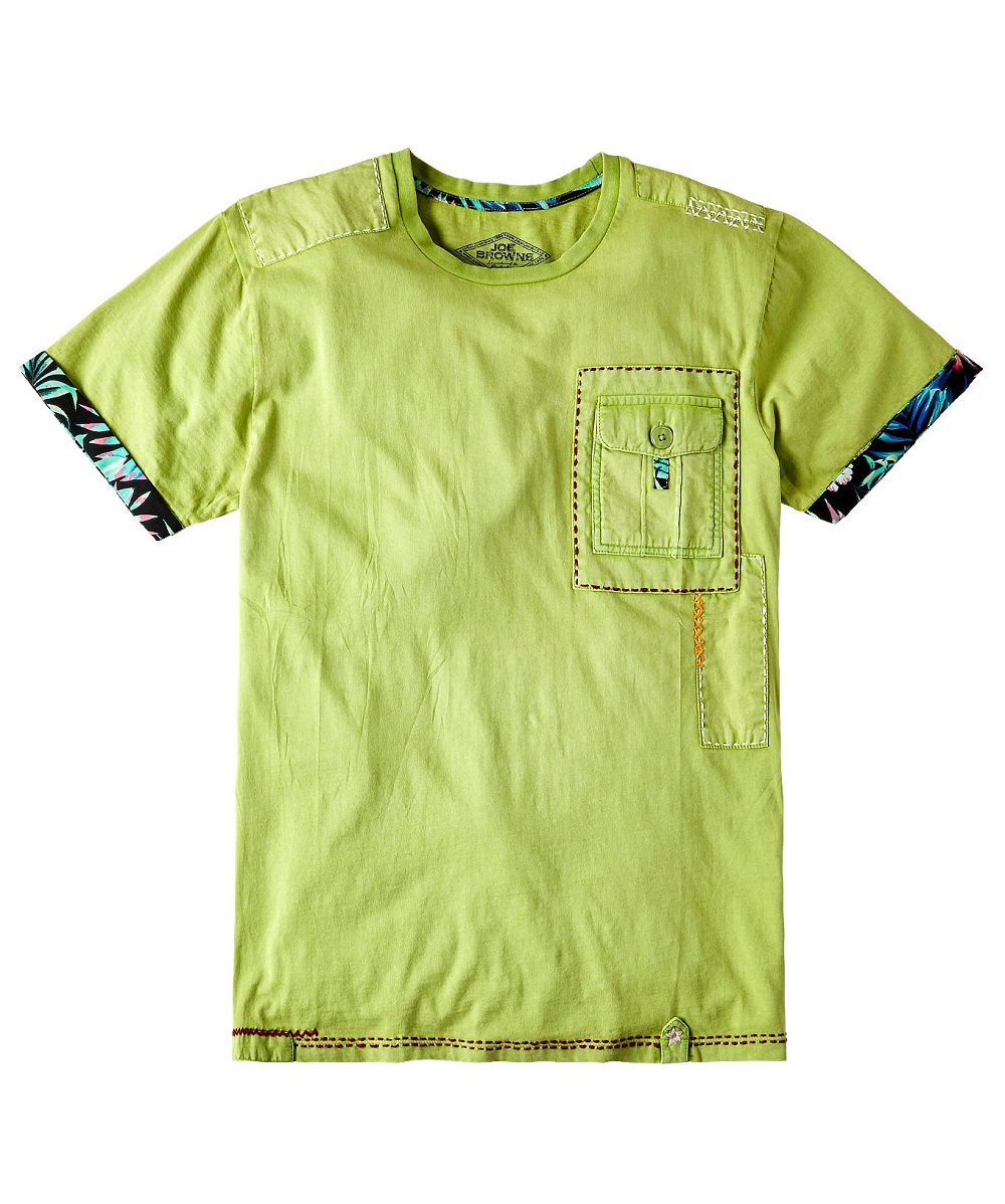 Your Wardrobe Shaken and Stirred With Joe Browns Green t-shirt