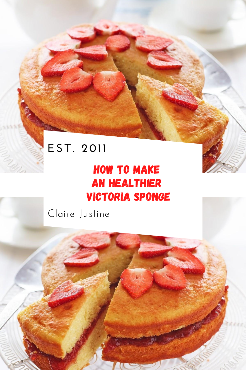 How To Make A Healthier Victoria Sponge
