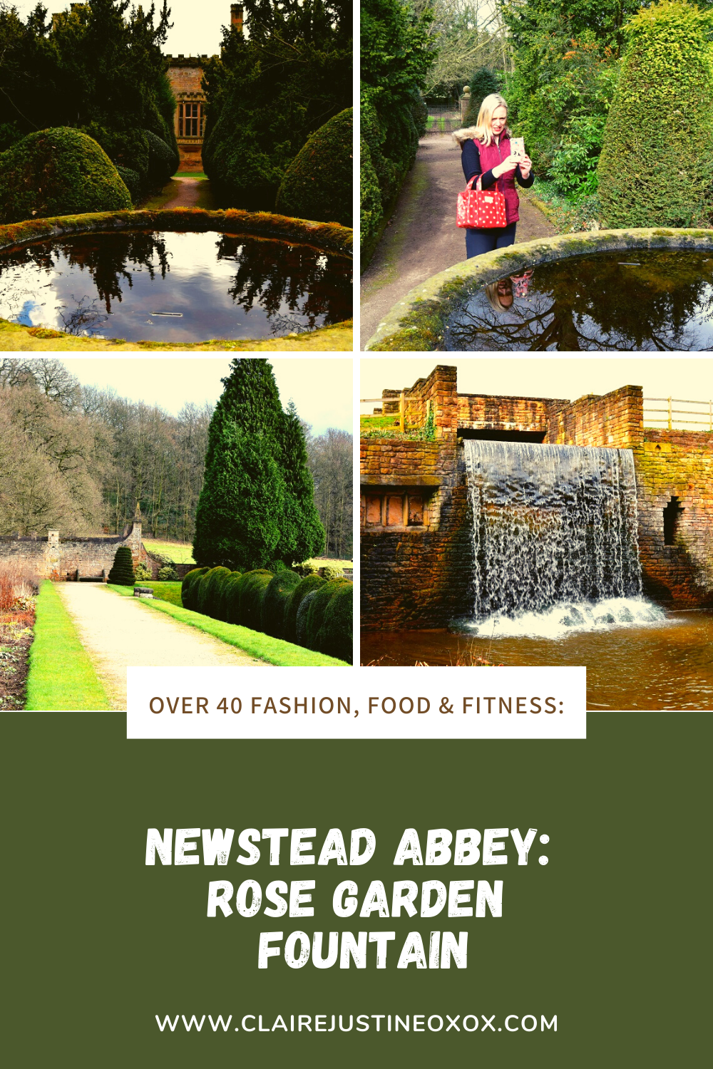 Newstead Abbey: Rose Garden Fountain, Notts Newstead Abbey Rose Garden Fountain