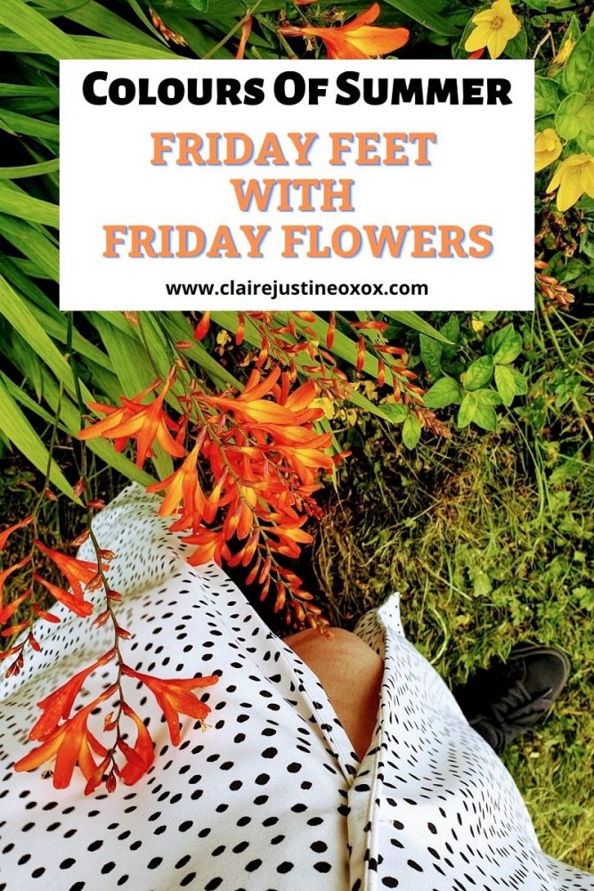 Colours Of Summer: Friday Feet With Friday Flowers