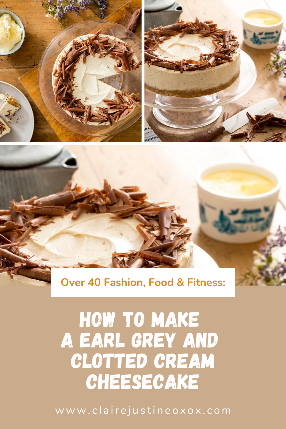 Earl Grey And Clotted Cream Cheesecake To Make Today