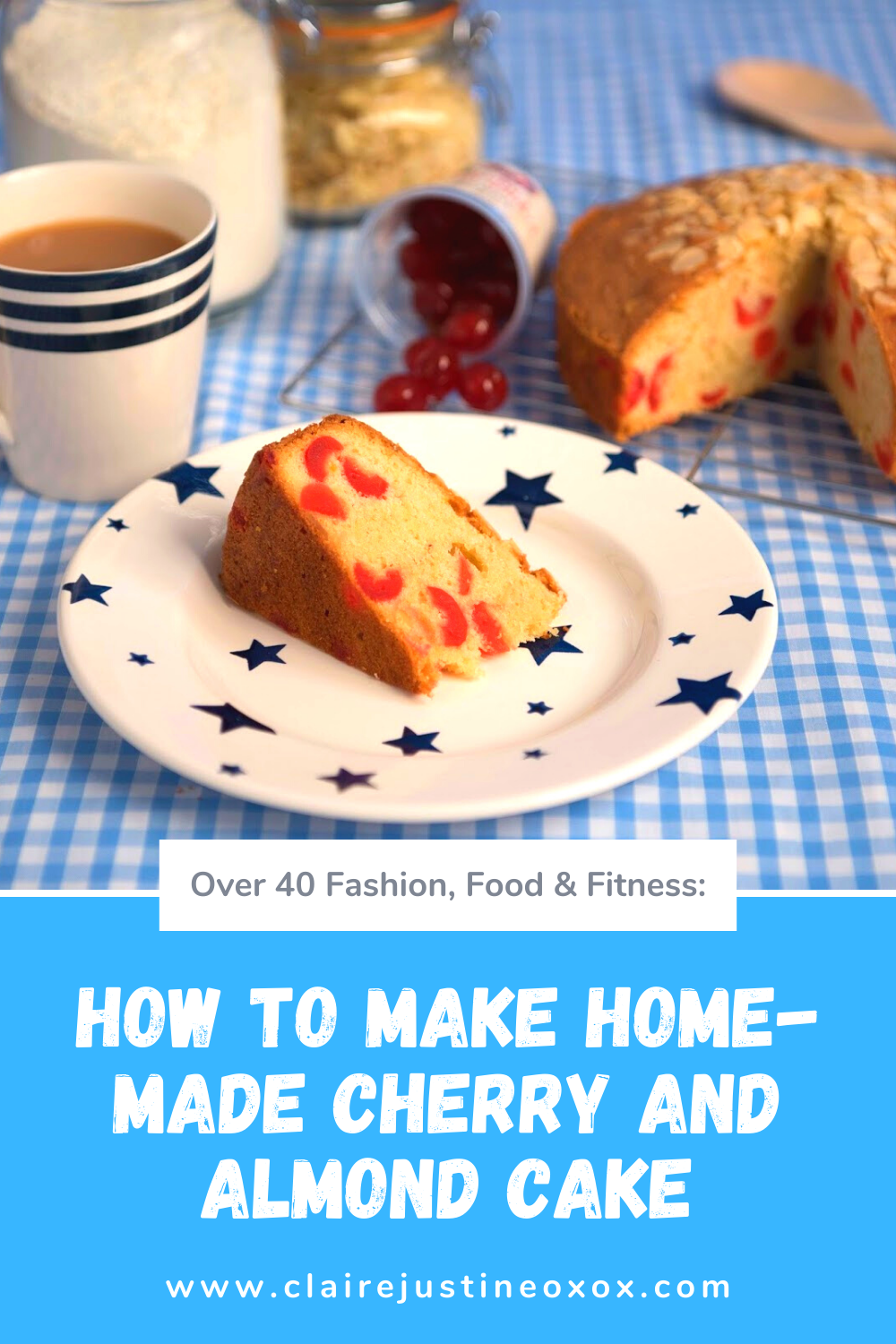 How To Make Home-made Cherry And Almond Cake