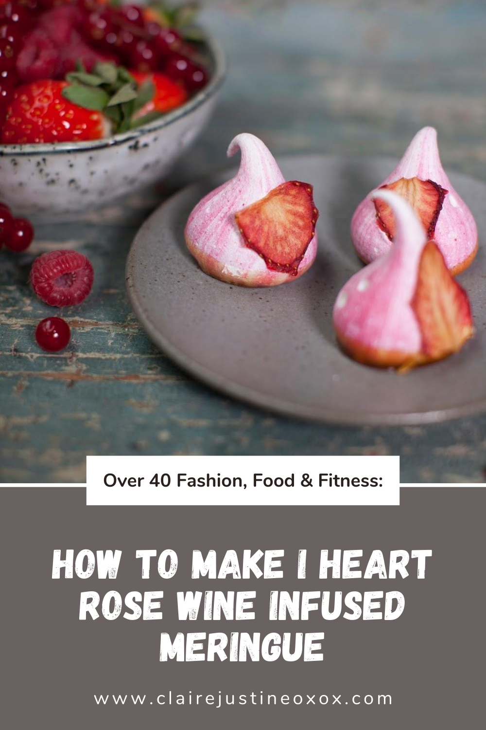 How To Make I Heart Rose Wine Infused Meringue.